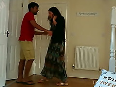 An Indian housewife gets roughly pounded in a hardcore session, leaving no angle unexplored.