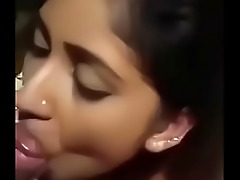 Desi couple from India engages in intense deepthroating and facial ejaculation.