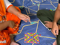 Bhabhi and campaigner play Ludo, he takes advantage, leading to intense Hindi action.