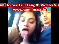 Tamil POV video of a hot chick giving a sloppy blowjob.