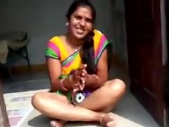 Indian aunty indulges in self-pleasure, showcasing her skills with a dildo in a steamy solo session.